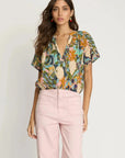 Zola Top Baroque Pineapple Tops - Blouses Caballero