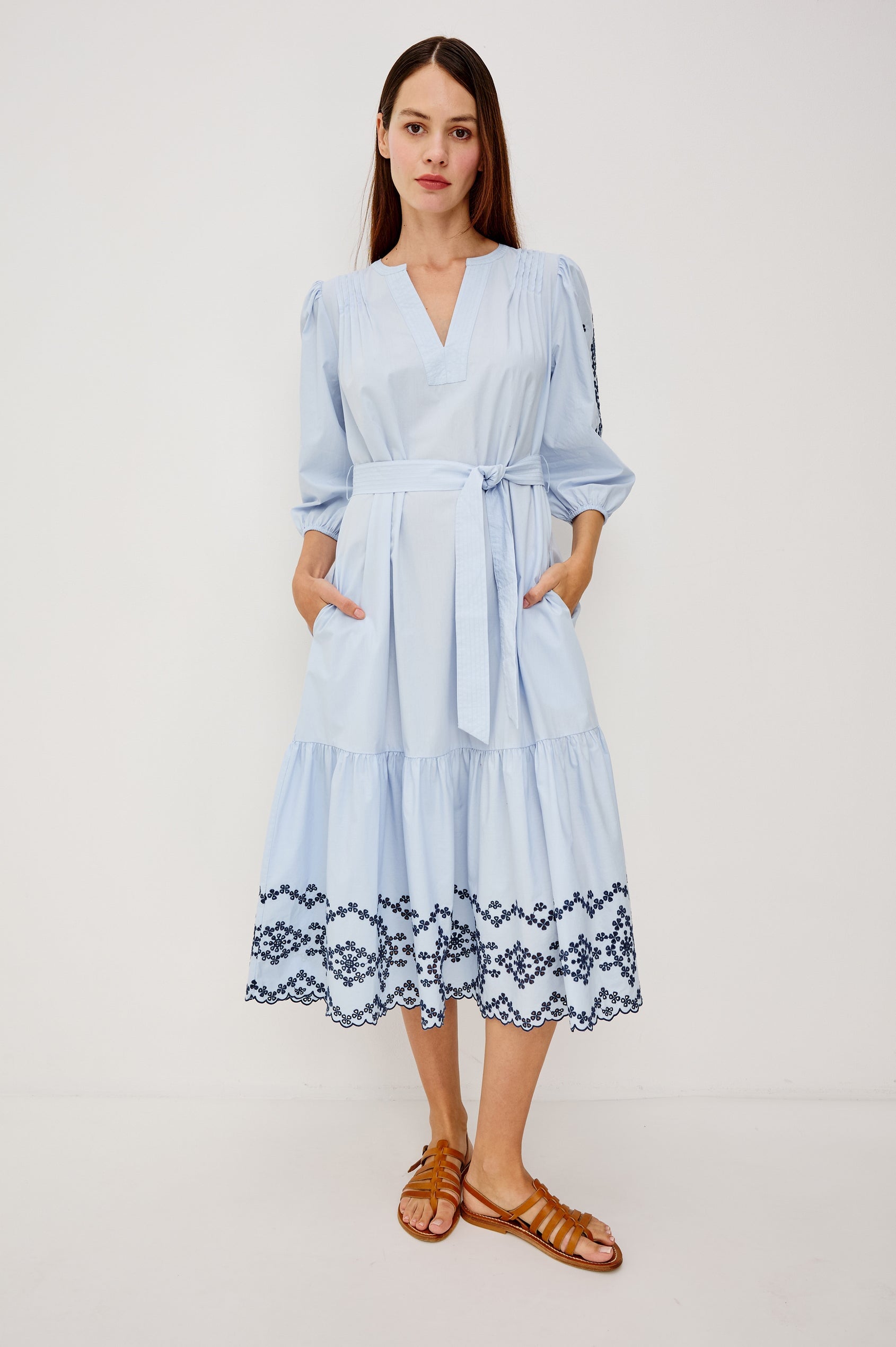 23年 FOXEY BOUTIQUE 43806 CARMEL DRESS Carmel Dress Blue Bird – Peter Kate