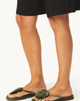 Cheerful Flip Flops With Flower Army Sandals - Flip Flops Ilse Jacobsen