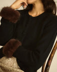 Clara Cashmere Cardigan Black Sweater - Cardigans Doen