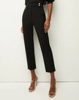 Renzo Pant Black with Silver Buttons Pants - Trousers Veronica Beard