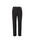 Renzo Pant Black with Silver Buttons Pants - Trousers Veronica Beard