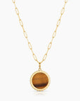 Cala Bail Charm Tiger's Eye Necklace Charm Thatch