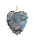 Love Carry Your Heart Labradorite Pendant 18" Drawn Link Necklaces Jane Win