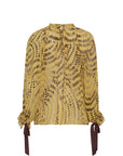 Cecile Top Veneta Arc Yellow Tops - Blouses Cara Cara