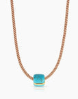 Celine Bead Charm Turquoise Necklace Charm Thatch