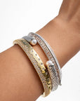 Champagne Fizz Bangle Gold Plate Bracelets Native Gem