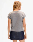Classic Tee Grey Melange w/ Orange Ciao Tops - Tees Clare V.