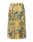 Claudia Skirt Lake Buff Floral Skirts - Midi Cartolina