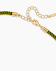 Coco Moss Silk Cord Necklace Necklaces Thatch