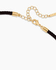 Coco Noir Silk Cord Necklace Necklaces Thatch