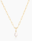 Colette Pearl Charm Necklaces Thatch