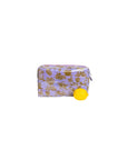 Large Toile Makeup Bag Lavender/Olive Cosmetic June Odina