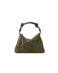 Siena Hobo Bag Olive Suede