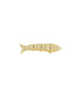 Large Twirling Fish Charm Gold Jewelry JP Jewels