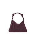 Siena Hobo Bag Plum Suede Hobo & Shoulder Rails