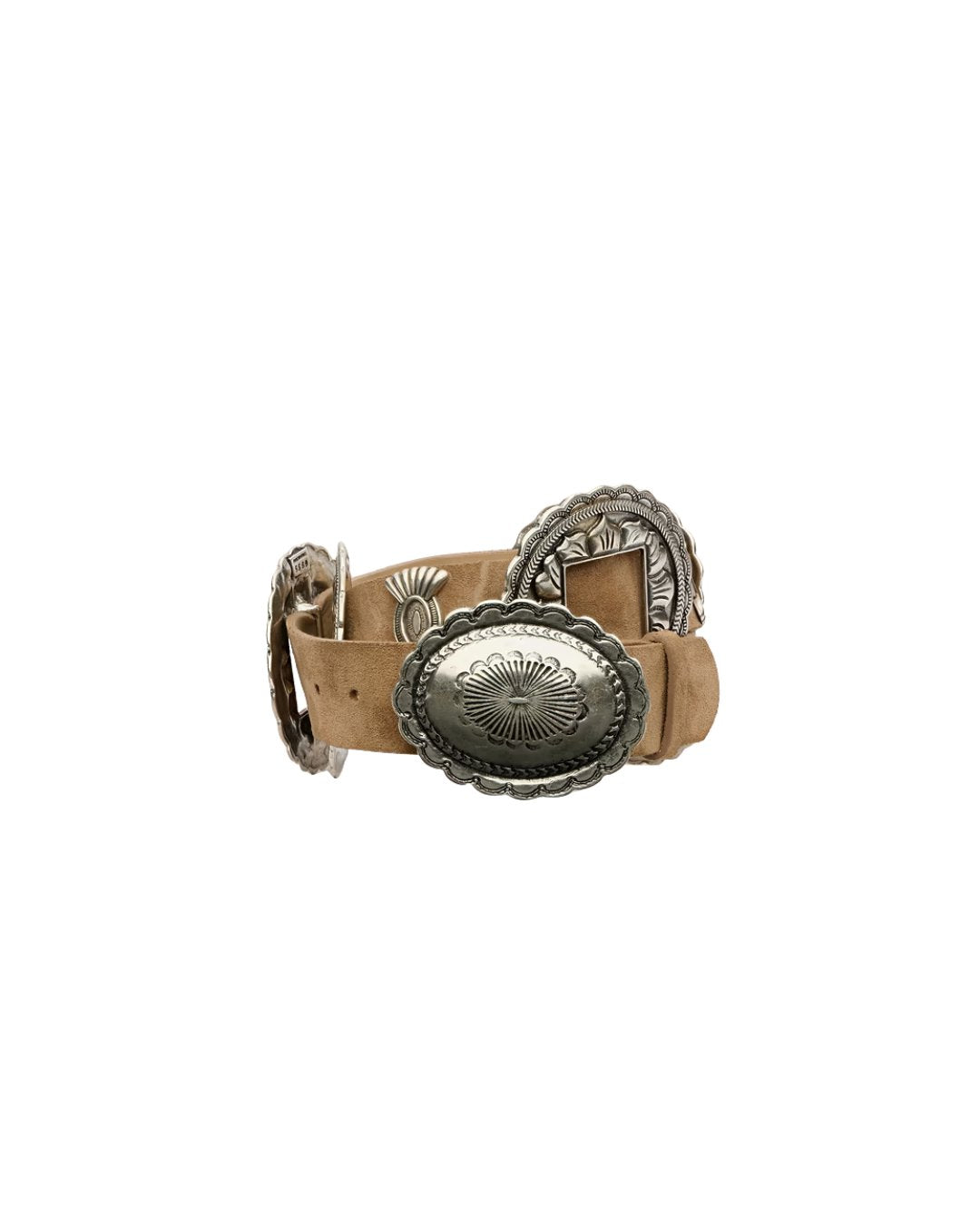 Austin Concho Medlin Belt Cappuccino Suede – Peter Kate