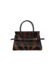 River Calf Hair Top Handle Bag Zebra Tote & Satchel Simkhai