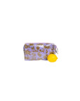 Medium Toile Makeup Bag Lavender/Olive Cosmetic June Odina