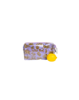 Medium Toile Makeup Bag Lavender/Olive