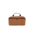 Fusealis Woven Leather Charlotte Case Cosmetic Claris Virot