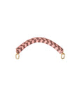 Braided Top Handle Rose Clay Mulberry Straps Clare V.