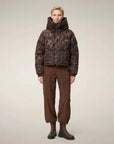 Rhiannon Dark Brown Leopard Outerwear - Longsleeve Save The Duck
