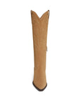 Delilah Natural Suede Knee High Boots Silent D