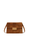 Delphine Cacao Suede Shoulder Bag Crossbody Loeffler Randall