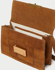 Delphine Cacao Suede Shoulder Bag Crossbody Loeffler Randall