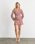 Demi Dress Redwood/Cream