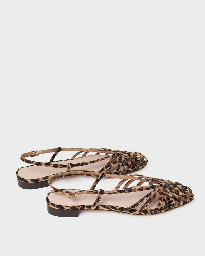 Devon Slingback Sandal Leopard – Peter Kate - Main Image