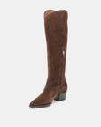 Virona H2O Boots Dark Brown Suede Knee High Boots Dolce Vita