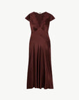 Coraline Dress Equestrian Brown