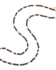 Double Wrap Necklace Wood and Pearl Necklaces Jane Win