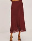 Ebony Skirt Crimson