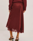 Ebony Skirt Crimson