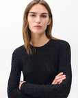 Ellie Lace Tee Black Tops - Blouses rag & bone