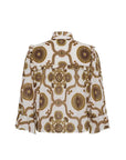 Elowen Top Olive Floral Tops - Blouses Cara Cara