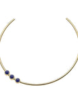 Embellished Neck Cuff in Lapis Necklaces Jane Win