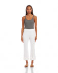 Sigourney Pintuck Pants Off White Pants - Trousers Fifteen Twenty