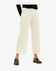 Wide Leg Cropped Pants Off White Pants - Trousers Fifteen Twenty