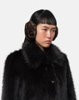 Esme Earmuffs Dark Leopard Hats Apparis