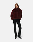Sai Sable Coat Merlot Outerwear - Longsleeve Apparis