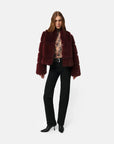 Sai Sable Coat Merlot Outerwear - Longsleeve Apparis