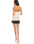 Carys Silk Cami Ecru Tops - Tanks Fifteen Twenty
