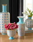 Basketweave Round Vase Multi Home Decor - Bowls, Trays & Vases Jonathan Adler