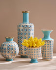 Basketweave Round Vase Multi Home Decor - Bowls, Trays & Vases Jonathan Adler