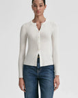 Fisher Cardigan White Sweater - Cardigans A.L.C