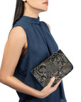 Adonis Clutch Gold Clutch Deepa Gurnani